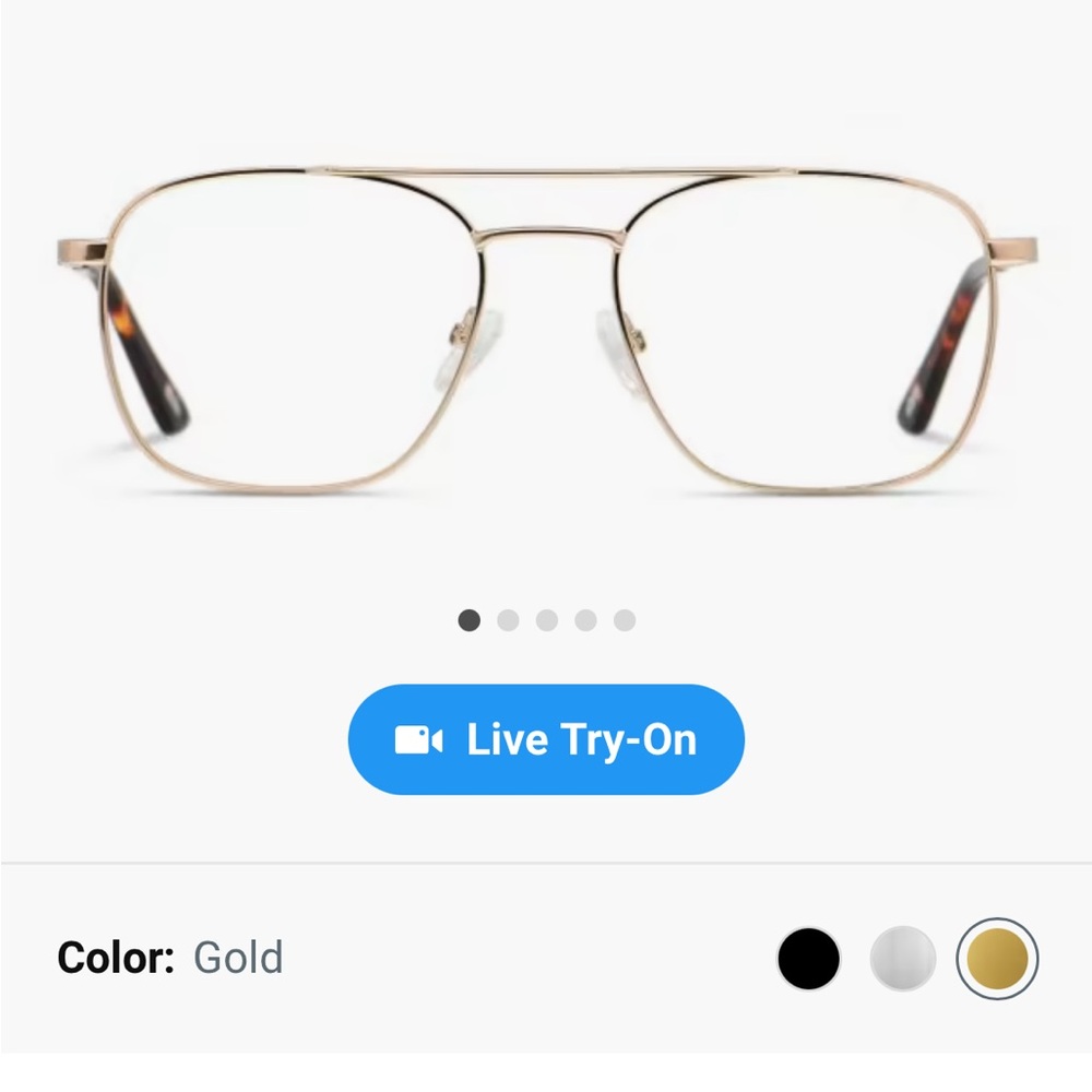 Ottoto Darcio Gold Frames NWB